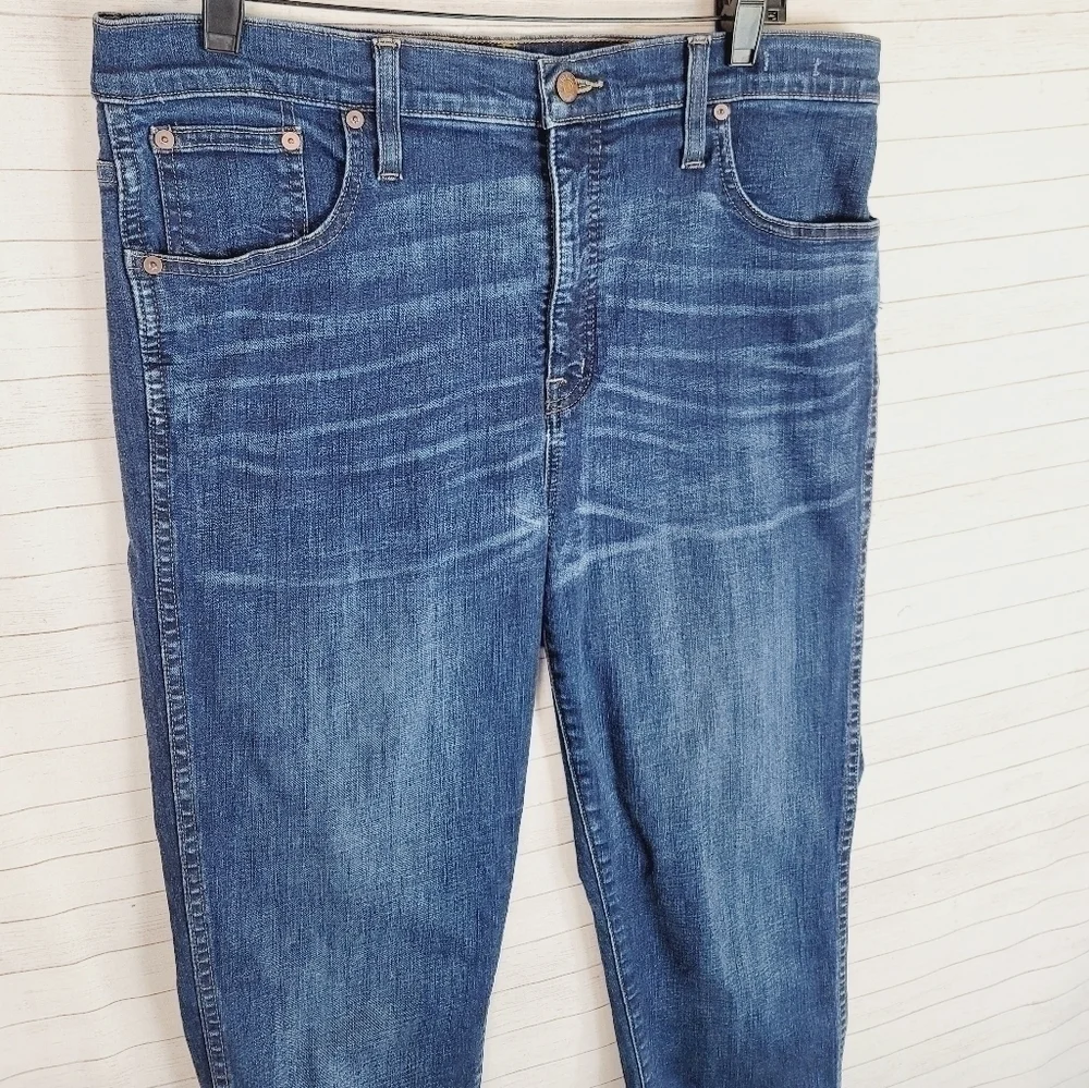 MADEWELL 10Inch HIGH RISE SKINNY JEANS, SZ 32